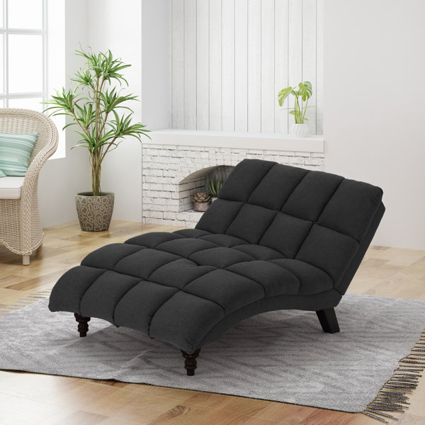 Alcott Hill® Wynkoop Tufted Armless Chaise Lounge & Reviews Wayfair